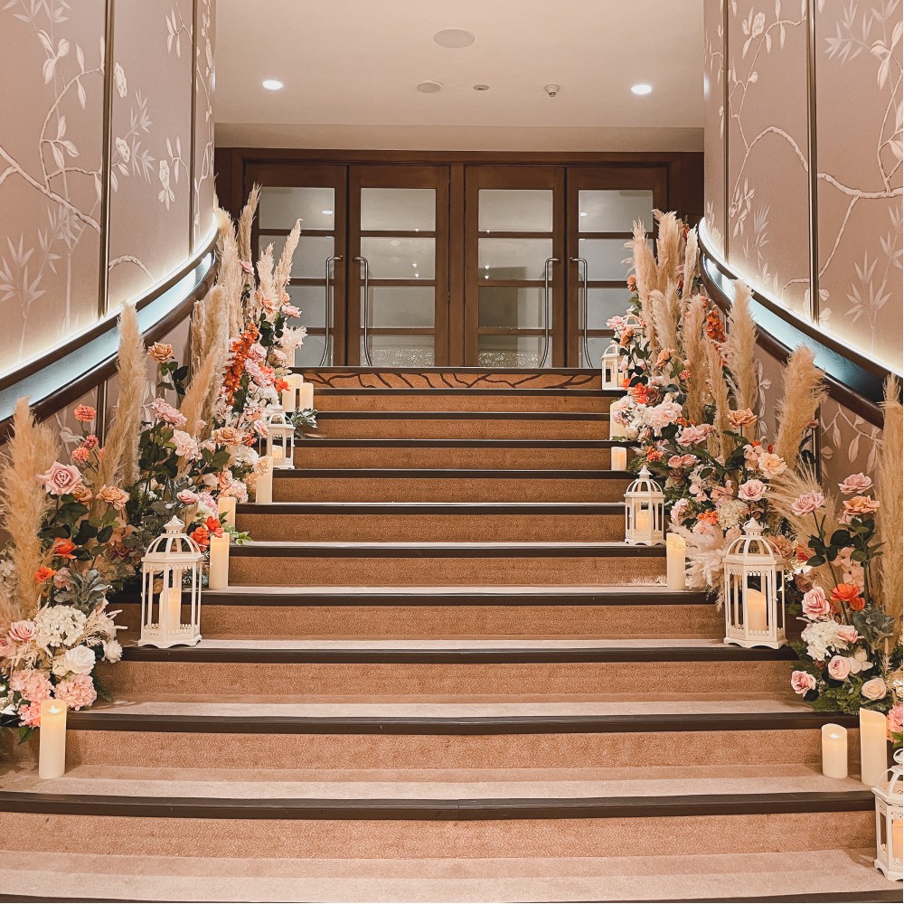 Stairs discount decoration wedding